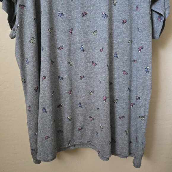 Torrid Bike Ride Embellished Crew Tee Shirt - Picture 9 of 16